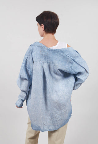 Kabo Blouse in Blue Denim