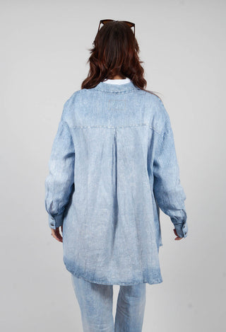 Kabo Blouse in Blue Denim