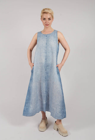 Owo Dress in Blue Denim