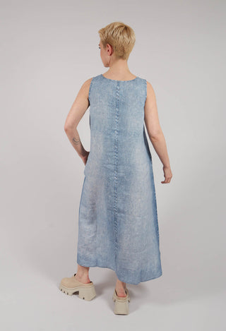 Owo Dress in Blue Denim