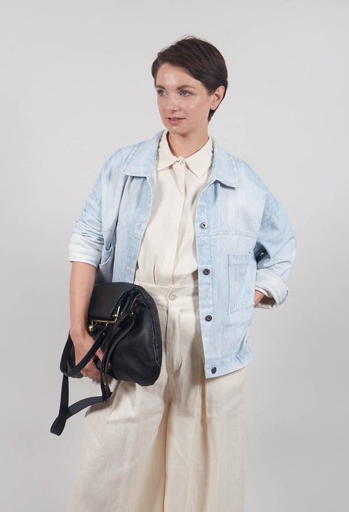 Egoda Jacket in Bleach Denin