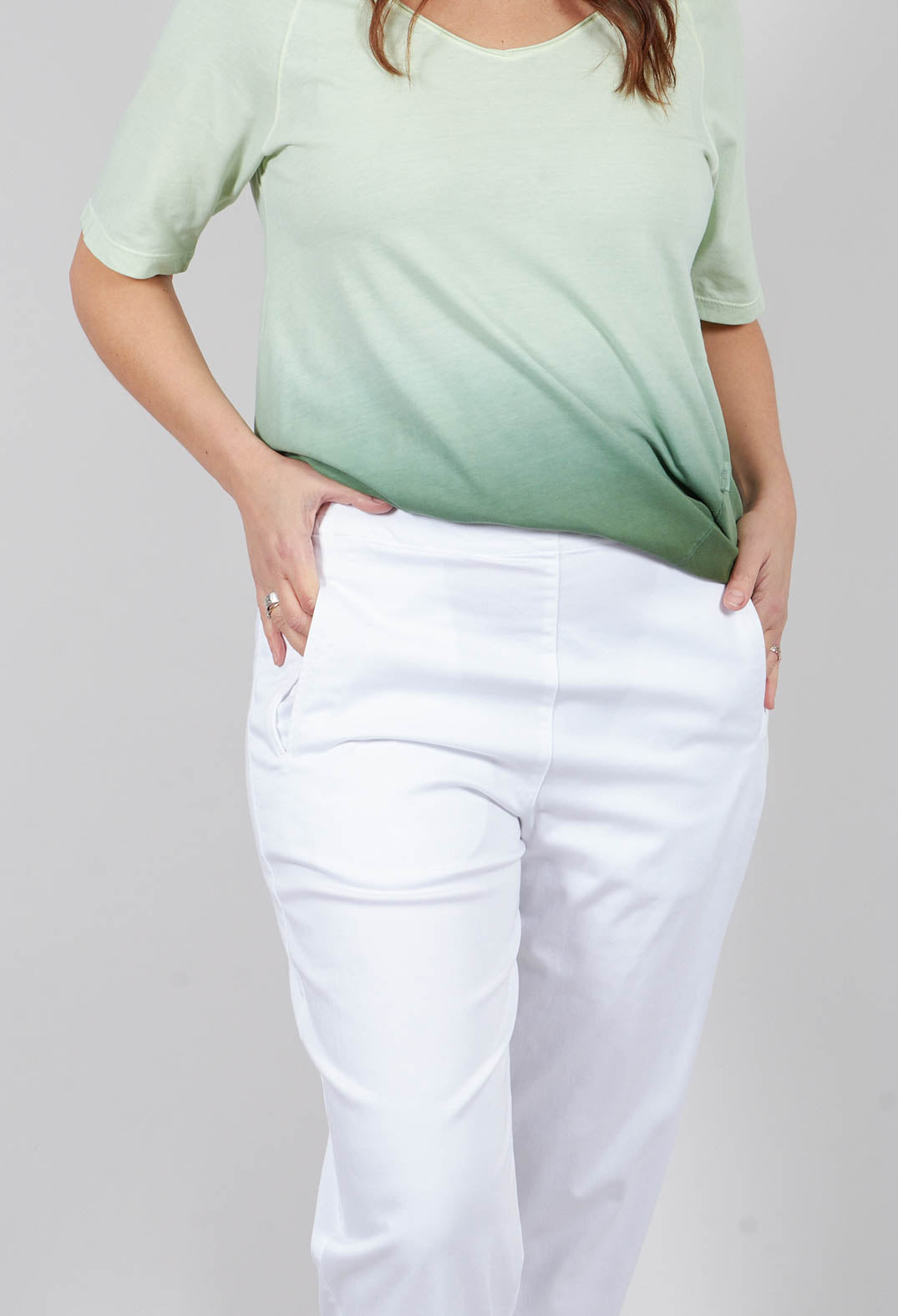 Geisha Pants in White