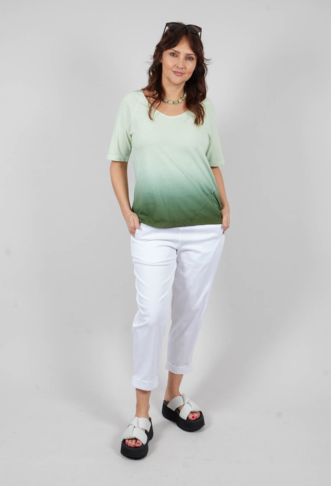 Geisha Pants in White