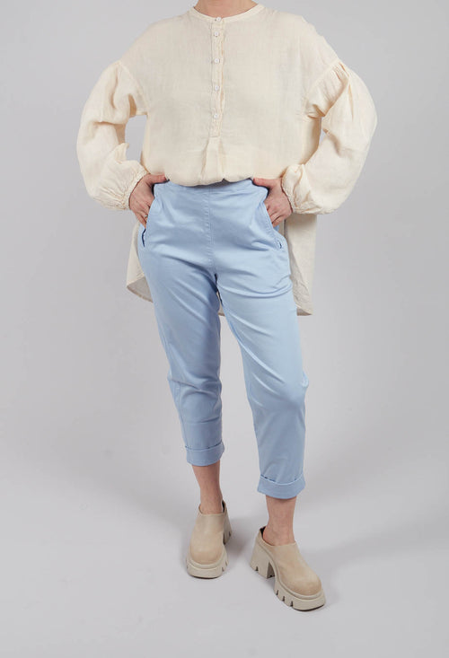 Geisha Pants in Ciel