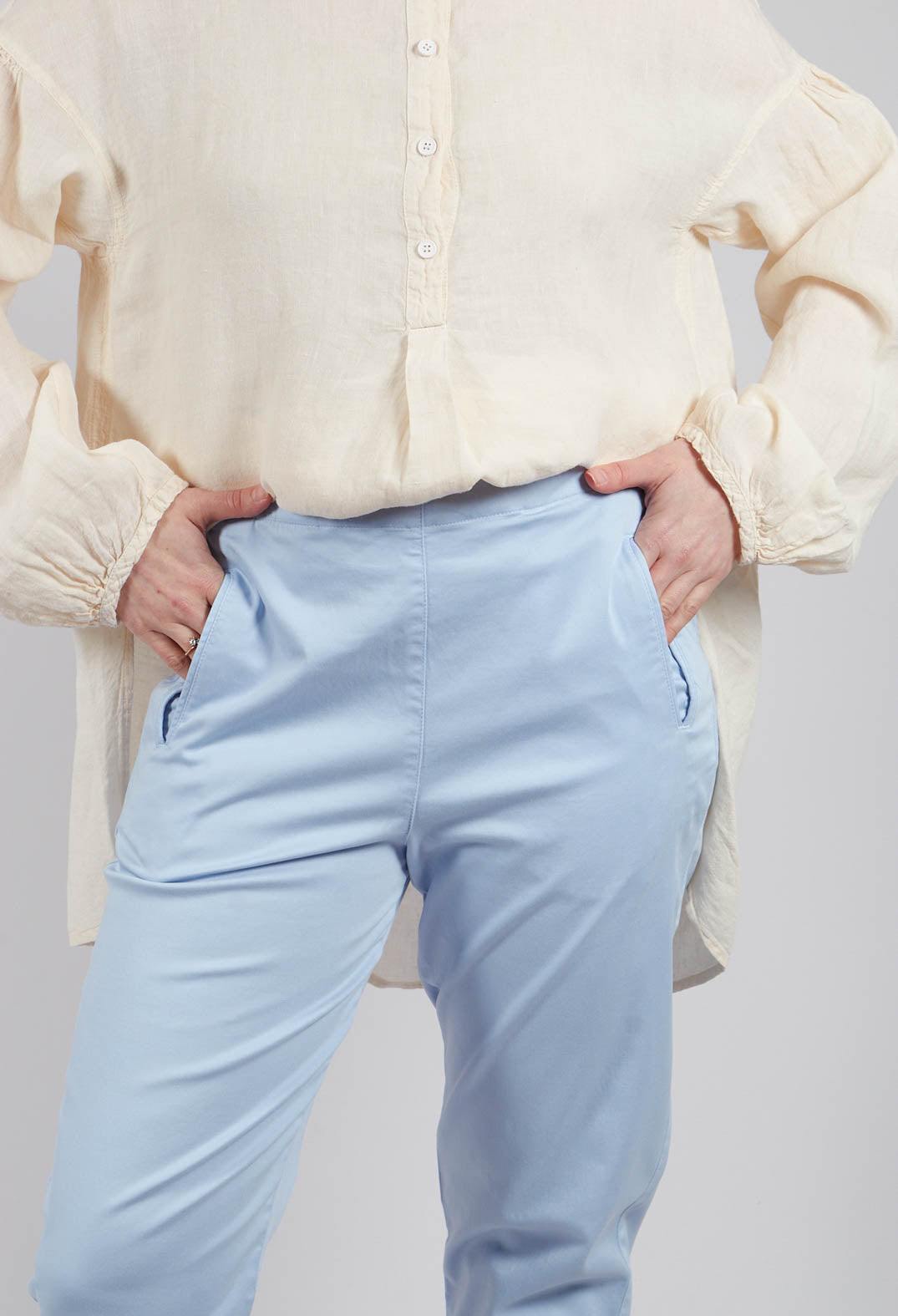 Geisha Pants in Ciel