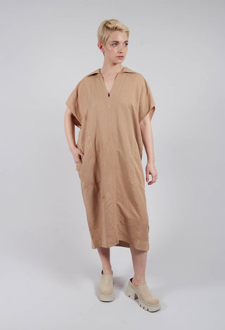 Dualani Dress in Tan