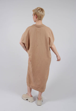Dualani Dress in Tan