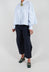 Mi Nority Trousers in Navy Pinstripe