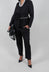 Hyper Trousers in Black Pinstripe