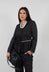 Ceremony Jacket in Black Pinstripe