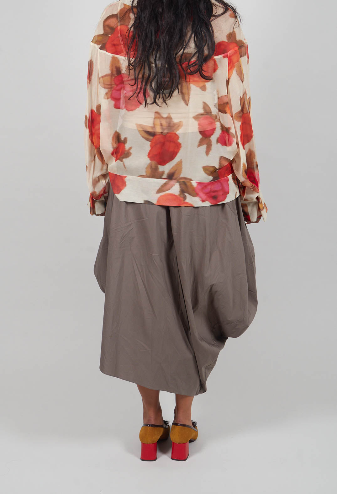 Balloon Skirt in Khaki
