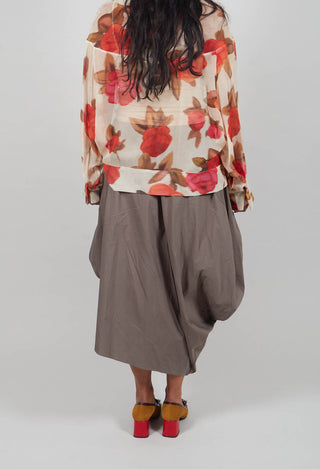 Balloon Skirt in Khaki