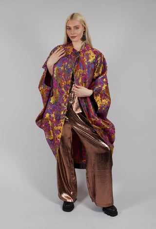 Cape Coat in Gold
