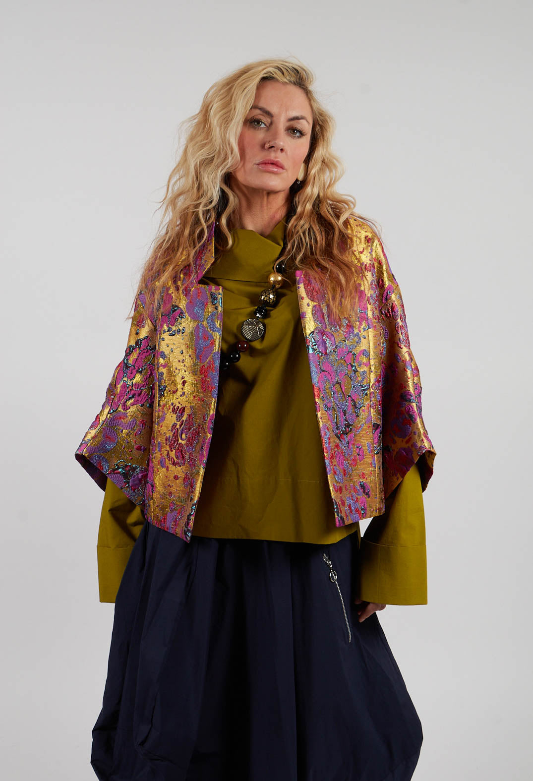 Short Jacket in Gold