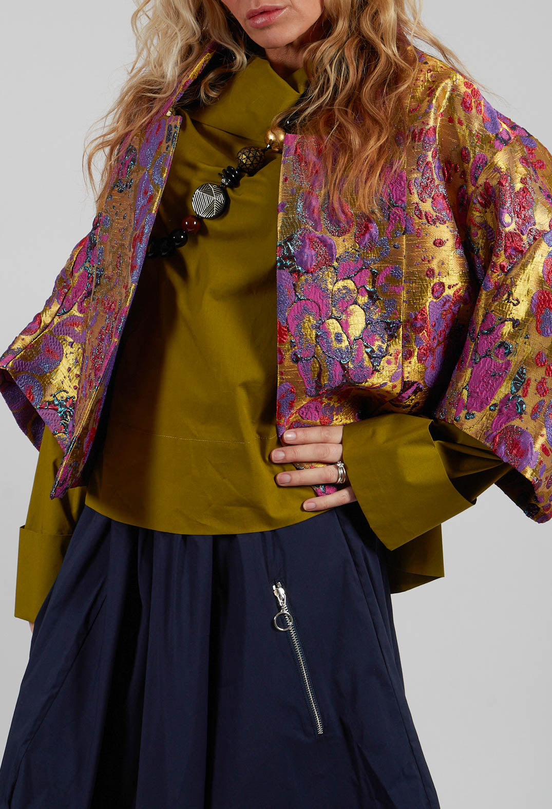 Short Jacket in Gold