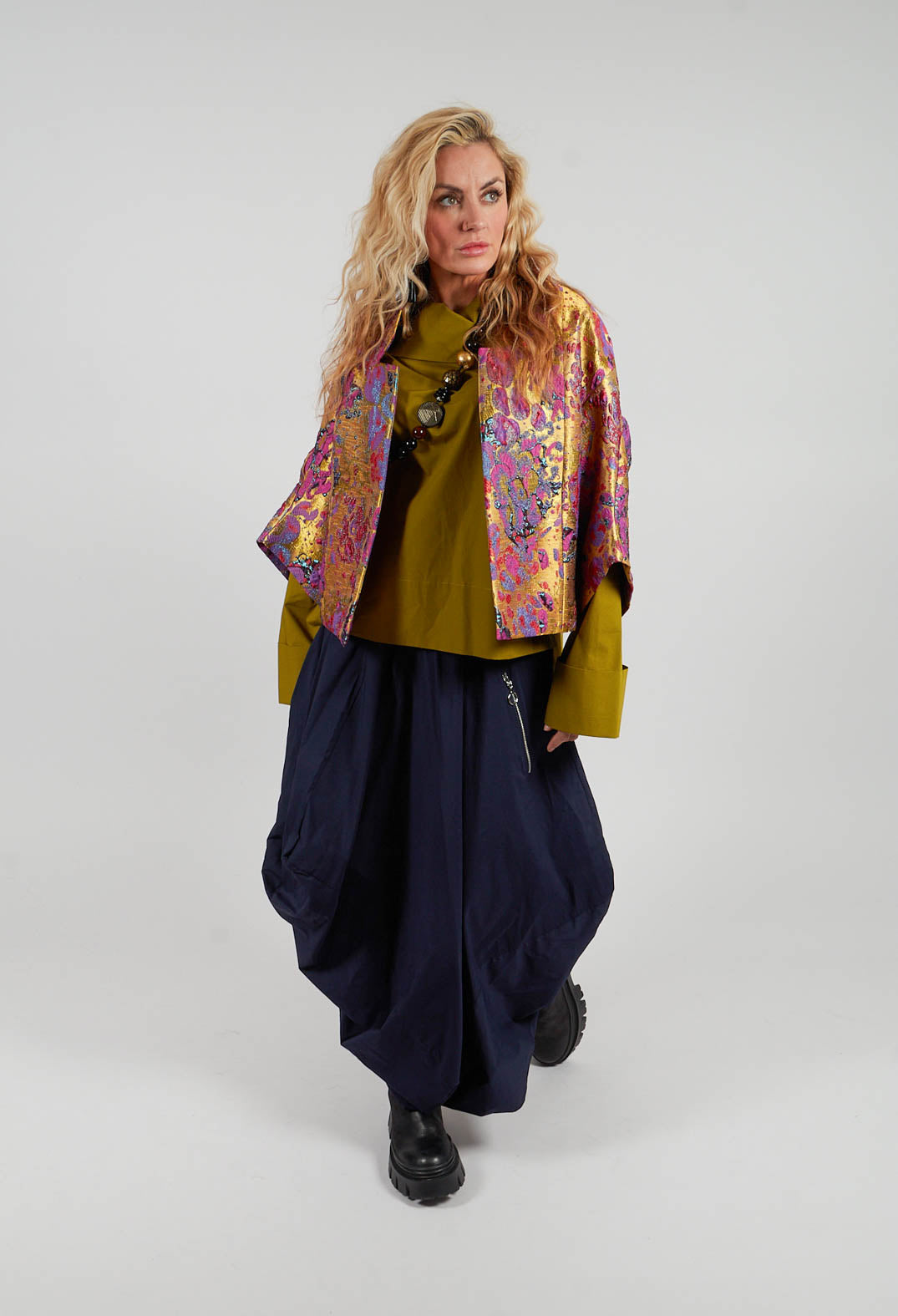 Balloon Skirt in Marine