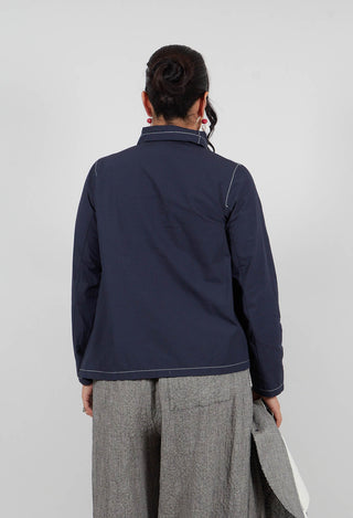 Asymmetric Shirt in Marine