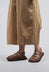 Cut Out Sandals in Gasoline Malto