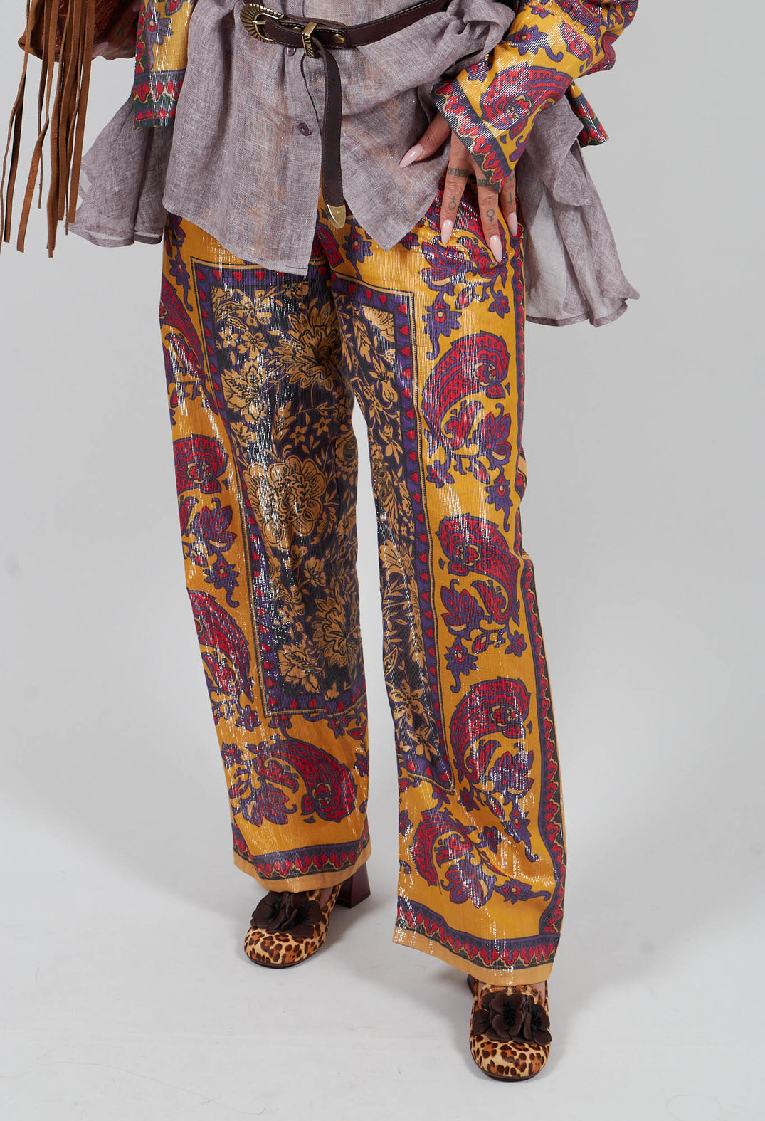 Ferrante Trousers in Yellow