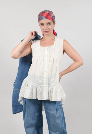 Serafine Top in Ecru