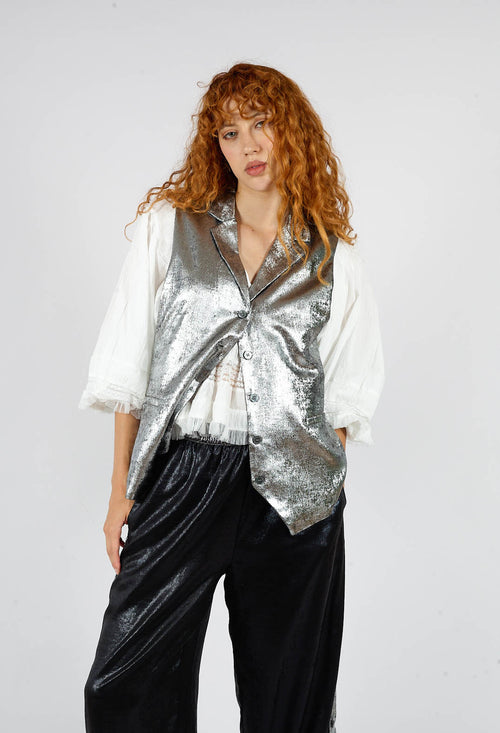 Sefana Waistcoat in Silver