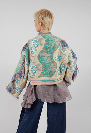 Squire Knitted Cardigan in Multicolour