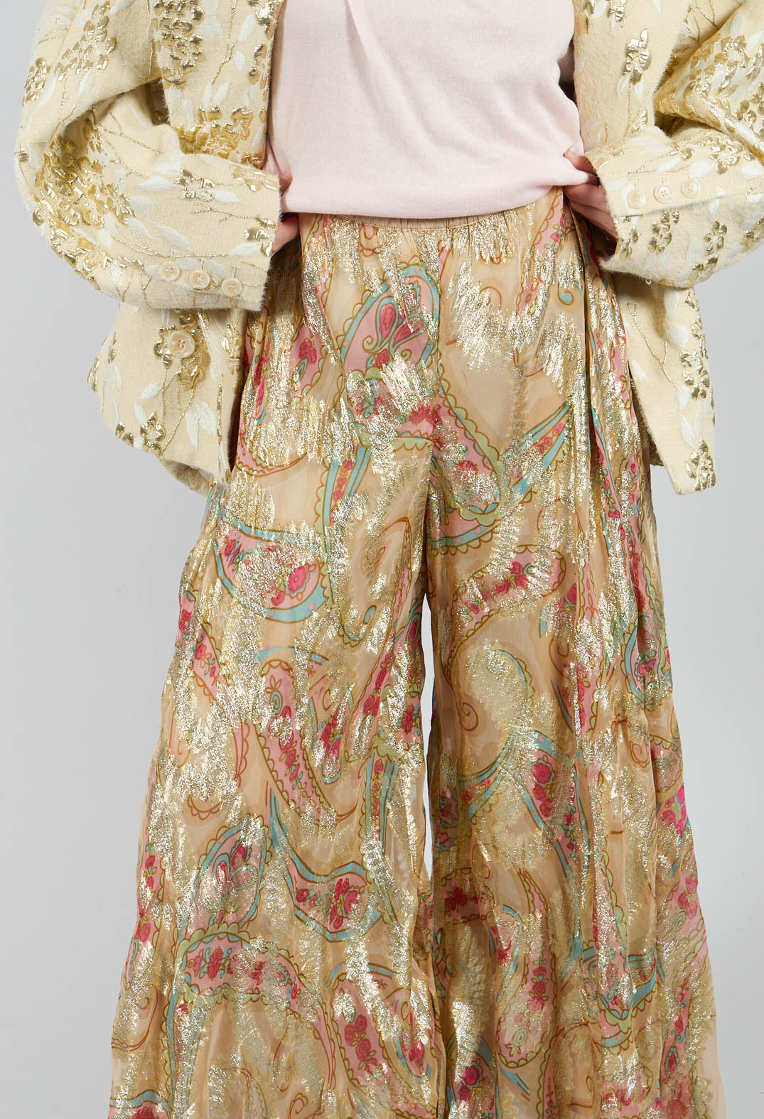 Faby Pants in Golden Pink