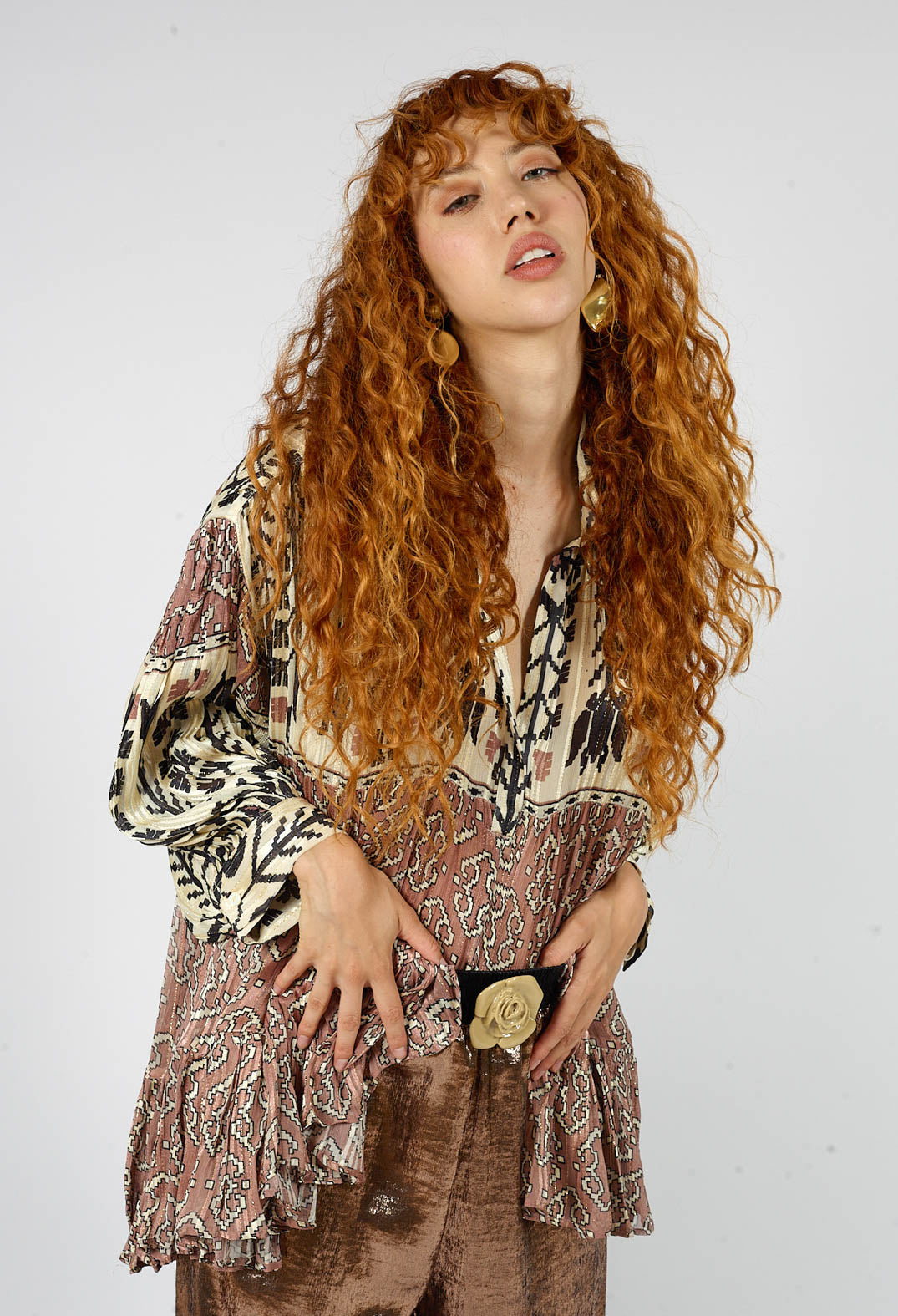 Silene Blouse in Mauve