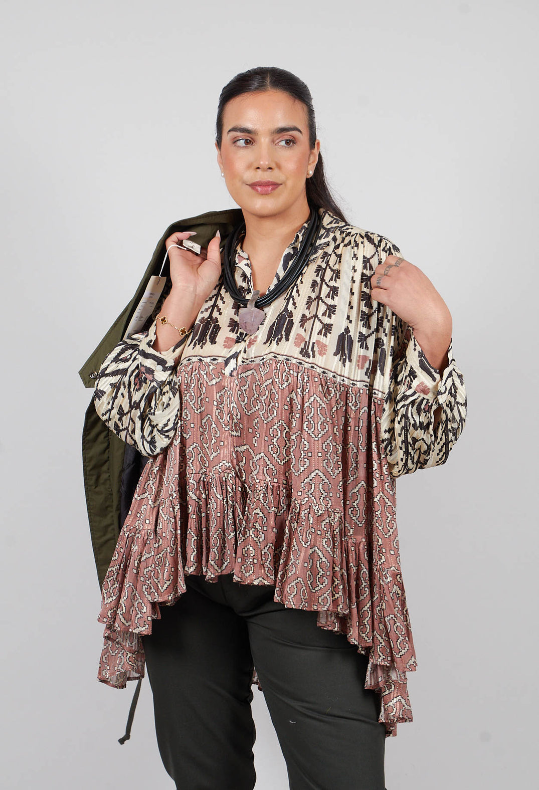 Silene Blouse in Mauve
