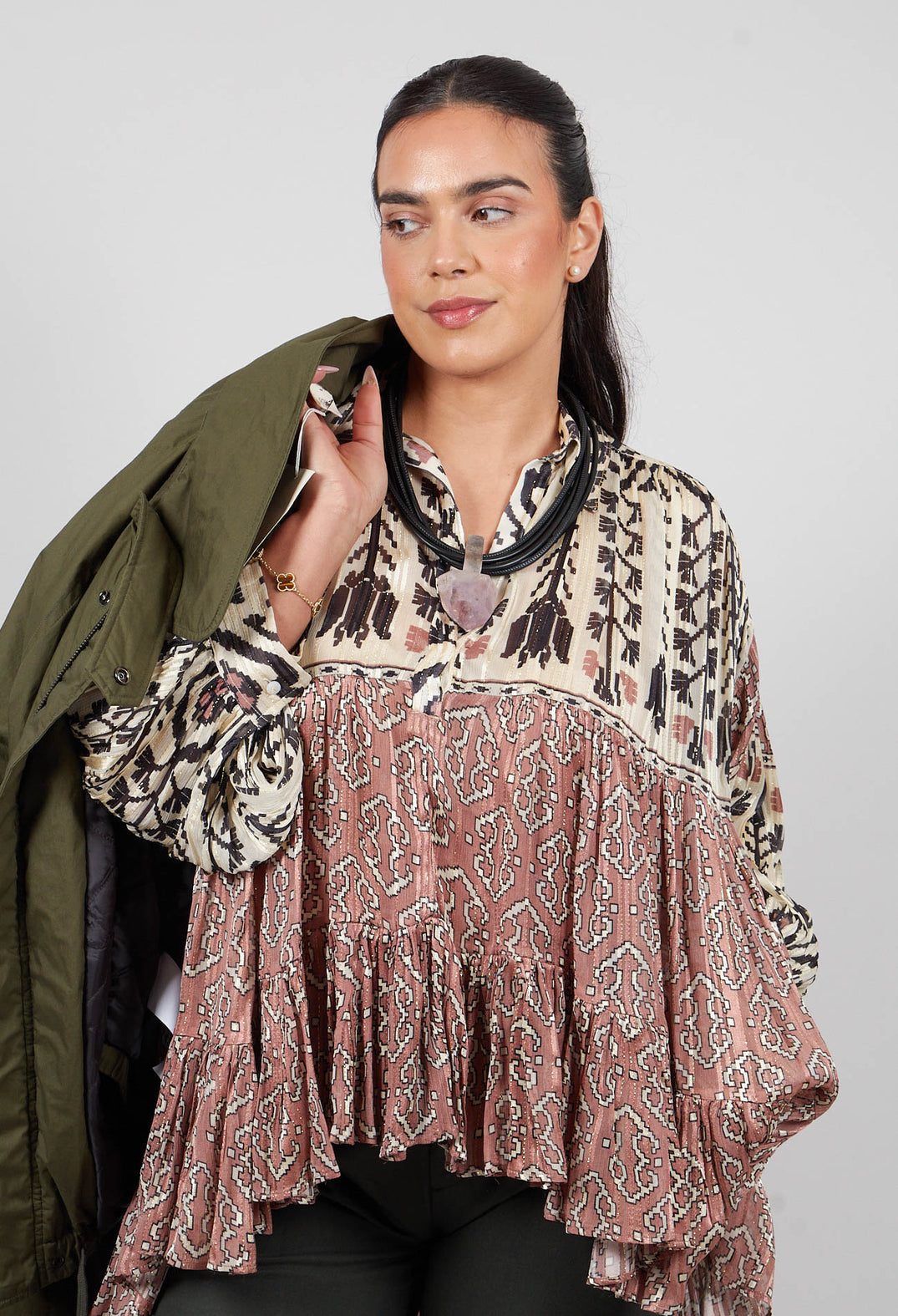 Silene Blouse in Mauve