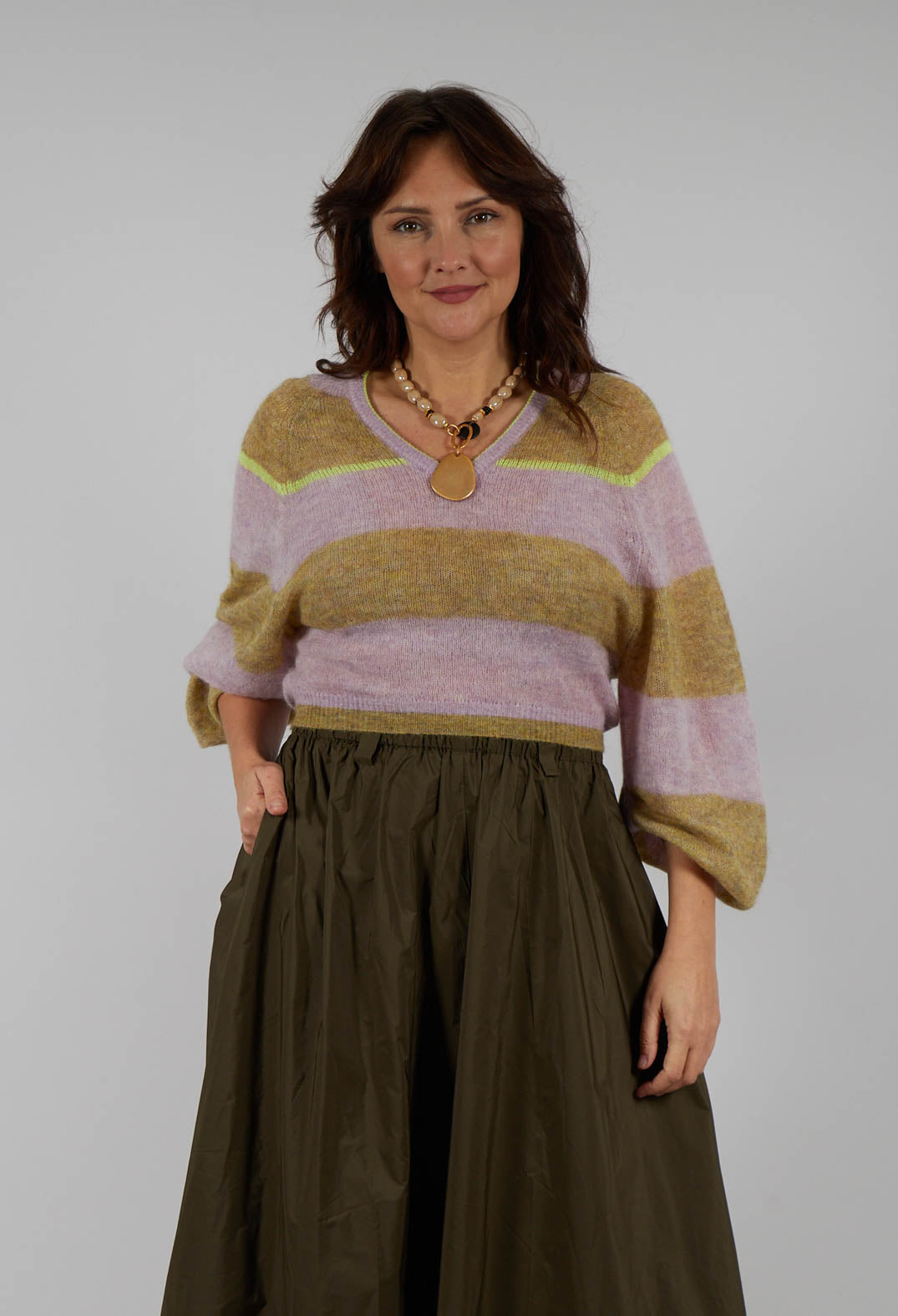 Day Knitted Sweater in Pink