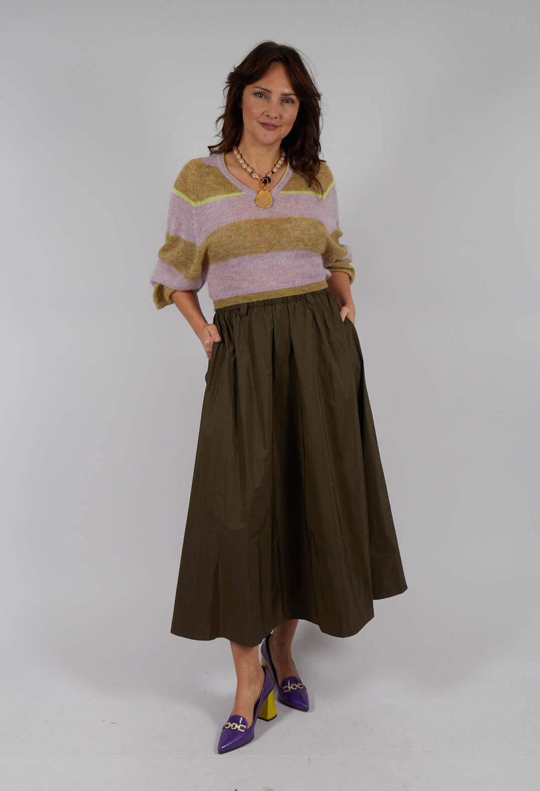 Day Knitted Sweater in Pink