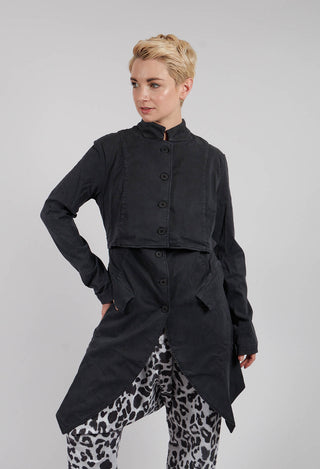 Penguin Coat in Charcoal