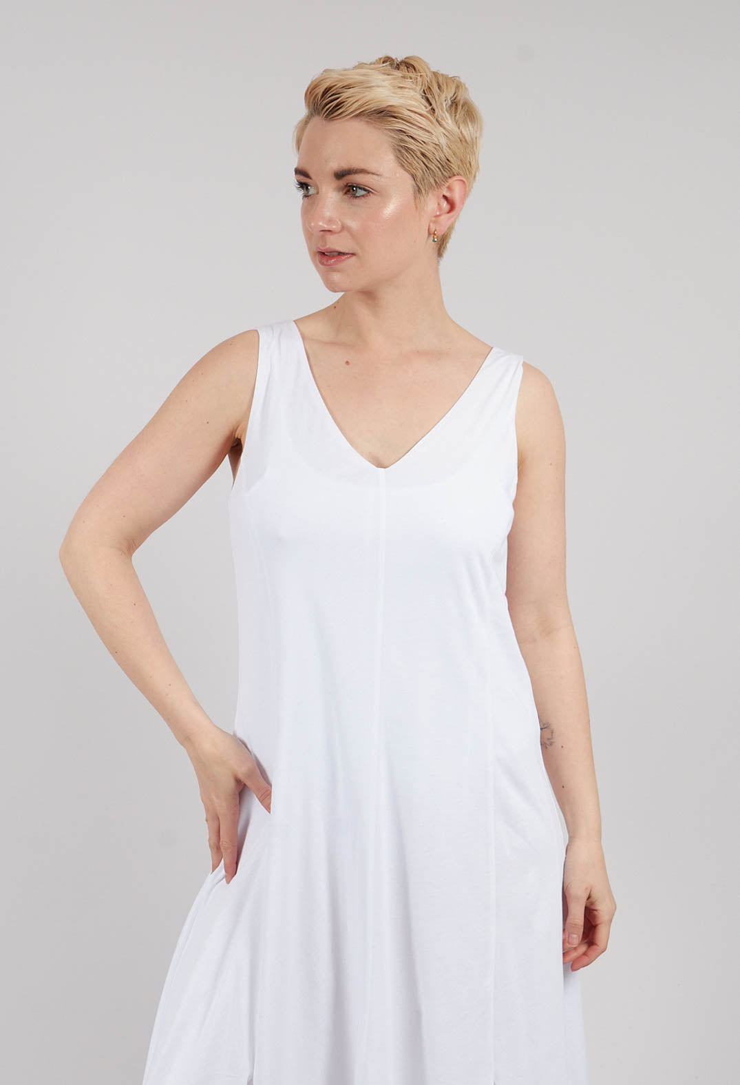Airy Dress in White