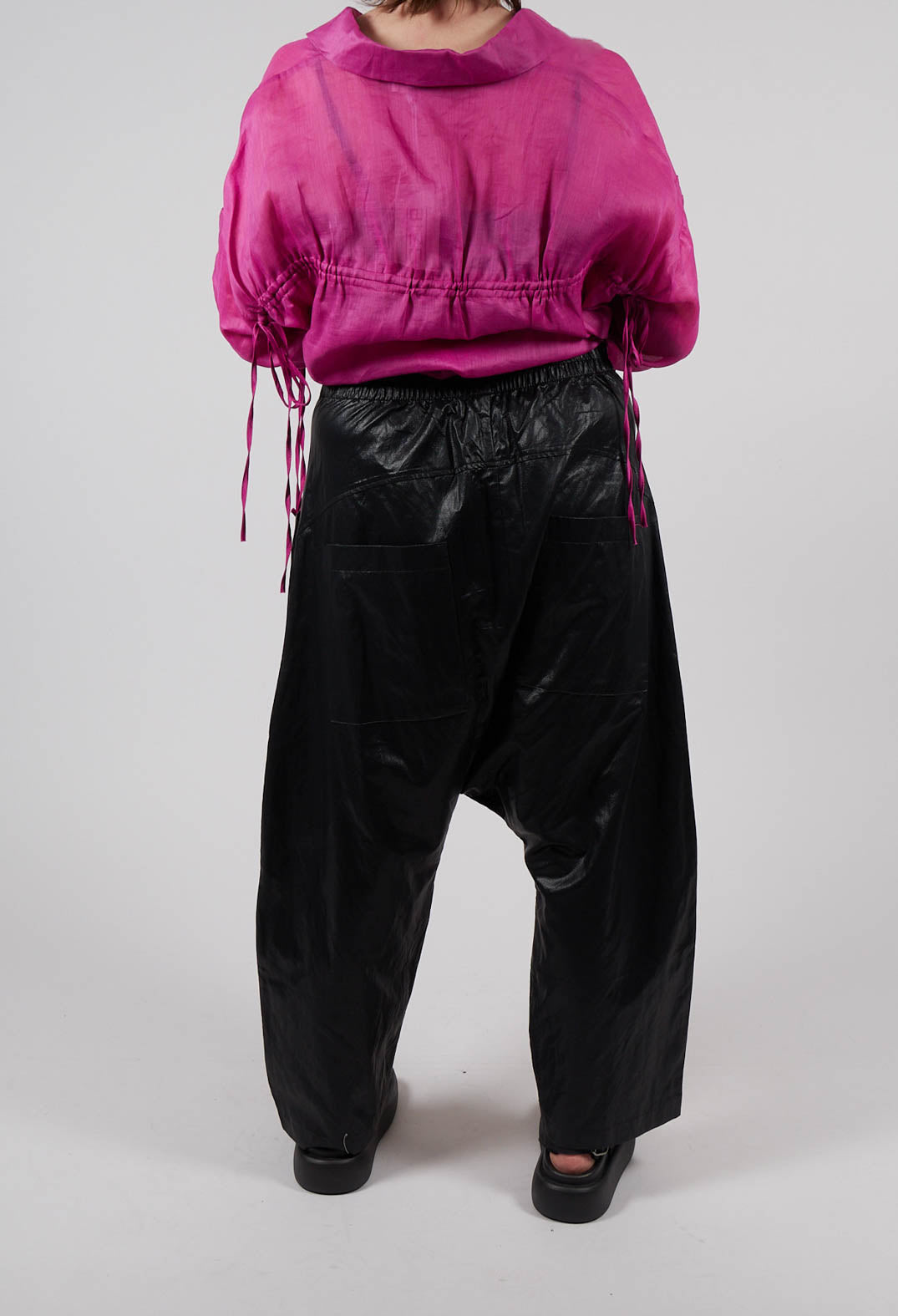Laid-Back Trousers in Black