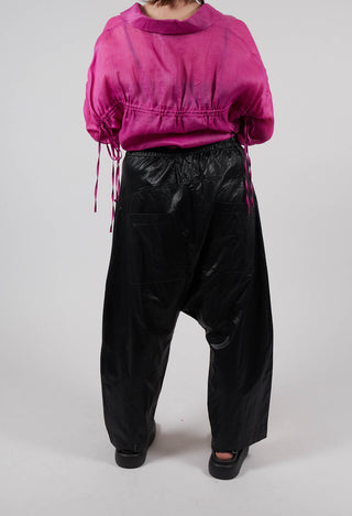 Laid-Back Trousers in Black