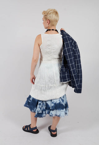 Licht-Crash Dress in Schnee