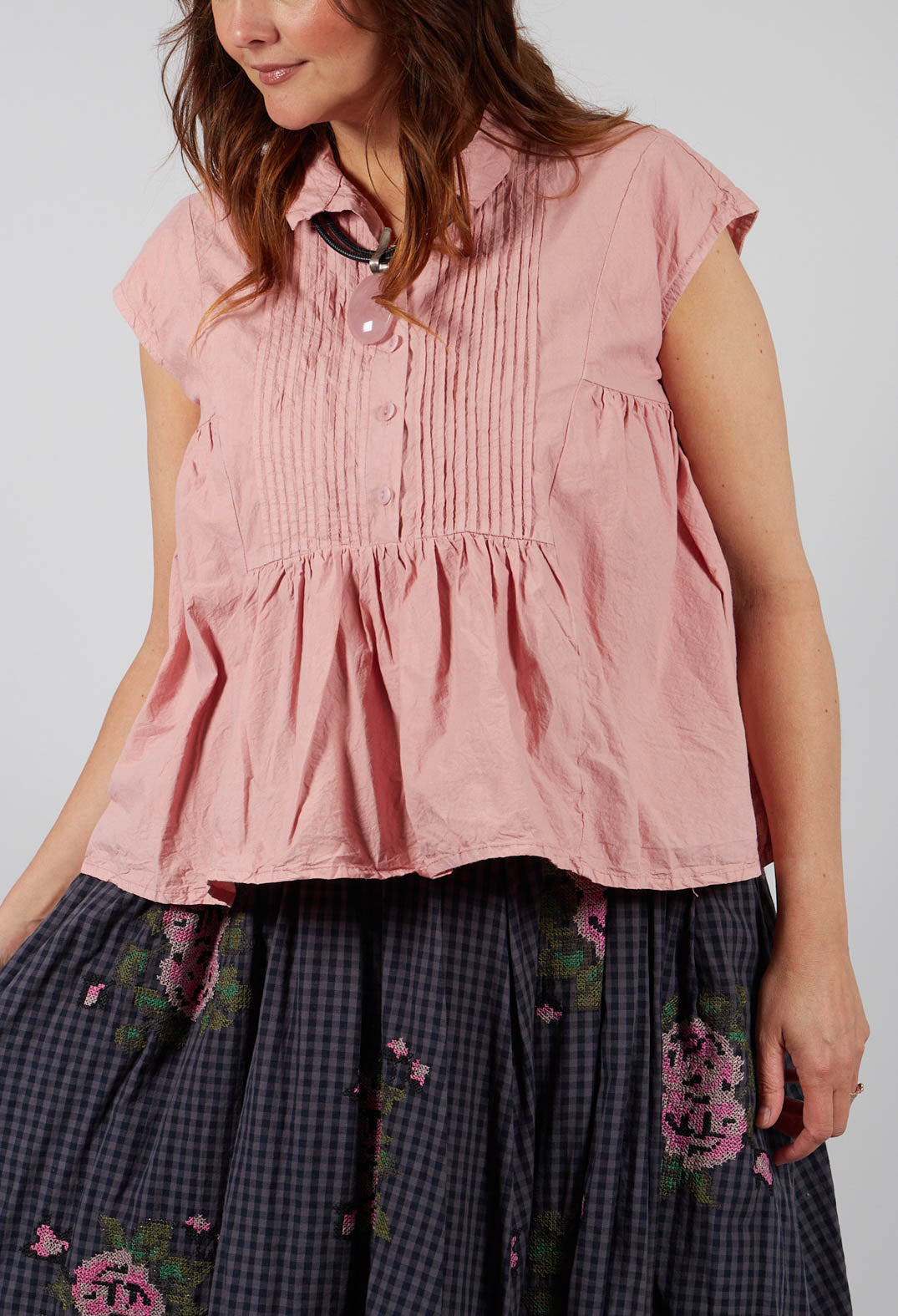 Junglaser Top in Lotus