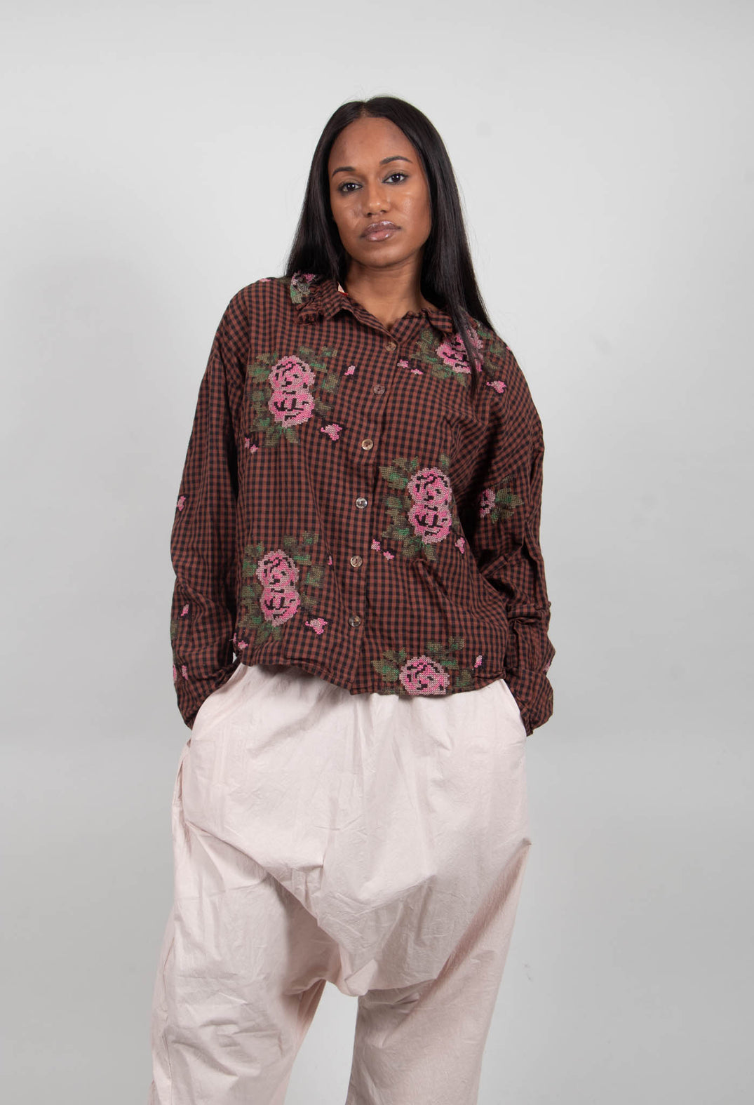 Liebein Blouse in Mudcloth