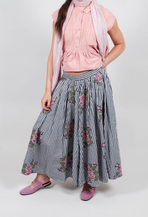 Spielfleck Skirt in Schnee