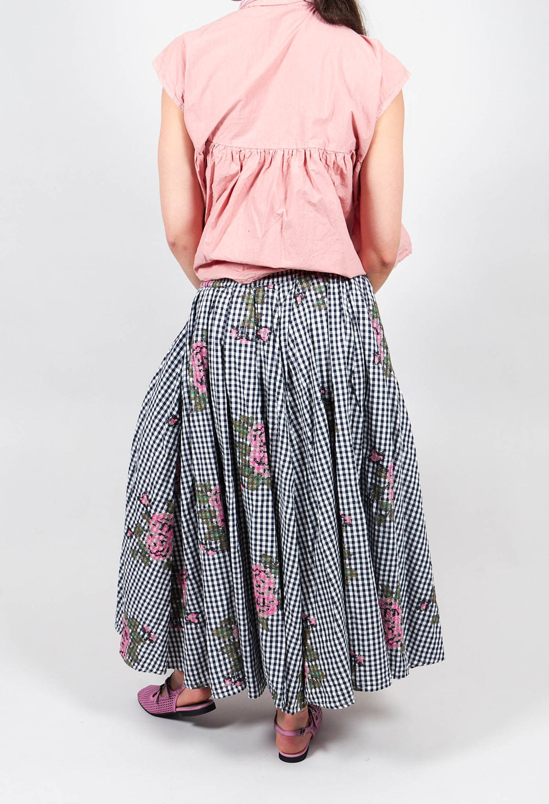Spielfleck Skirt in Schnee