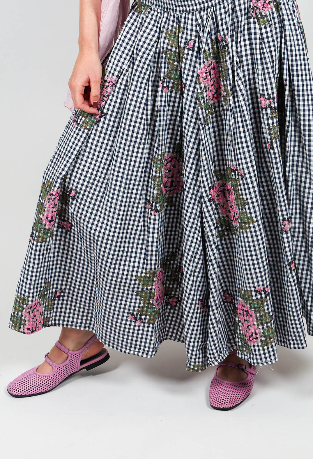 Spielfleck Skirt in Schnee