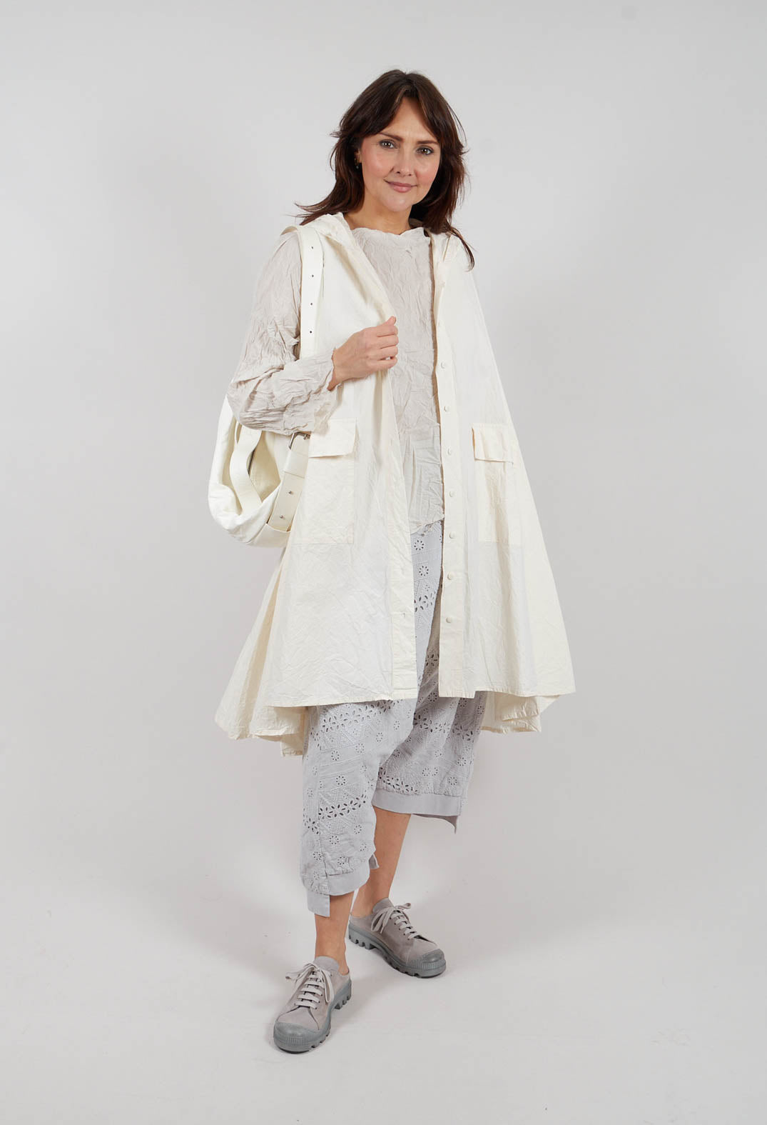 Verodense Sleeveless Jacket in Schnee