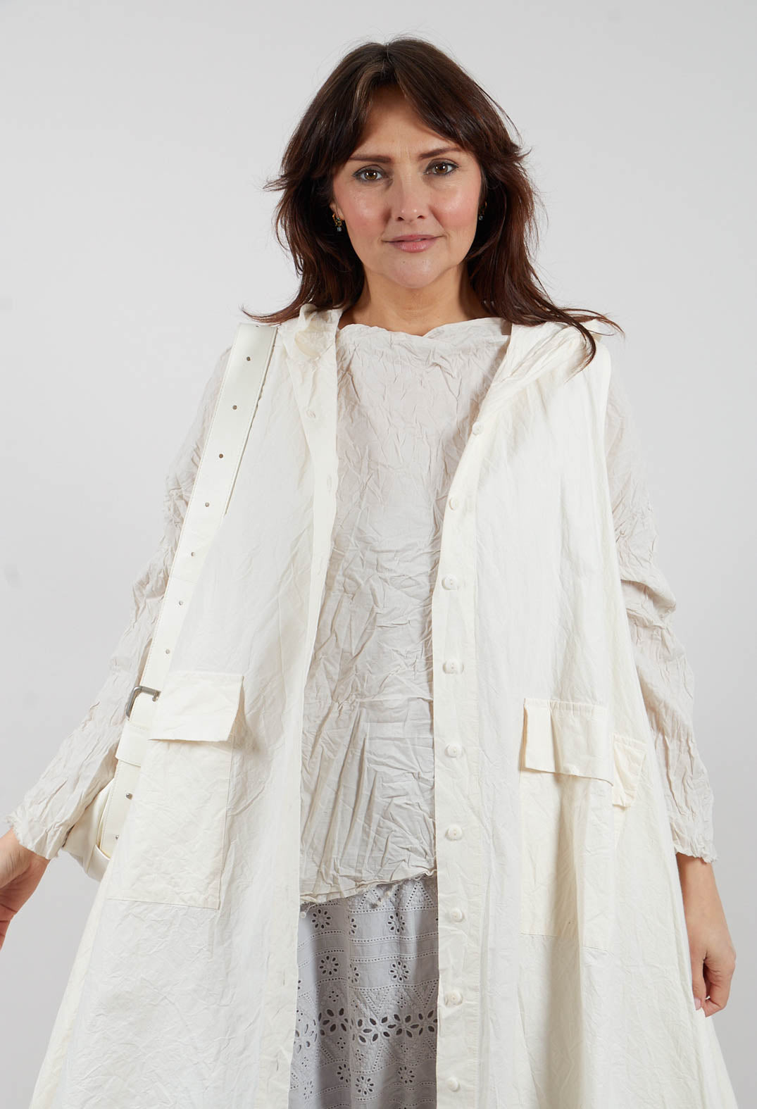 Verodense Sleeveless Jacket in Schnee
