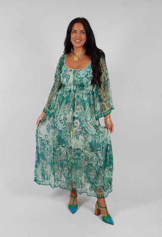 Pascaline Robe in Vert