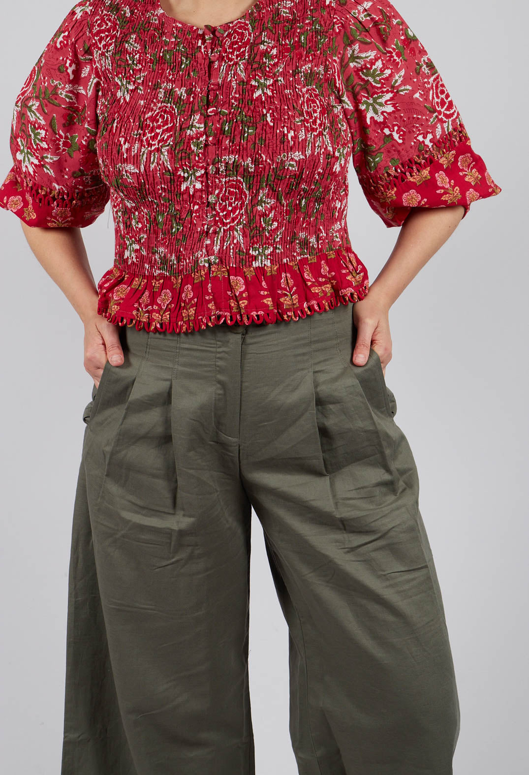 Daisy Trousers in Kaki