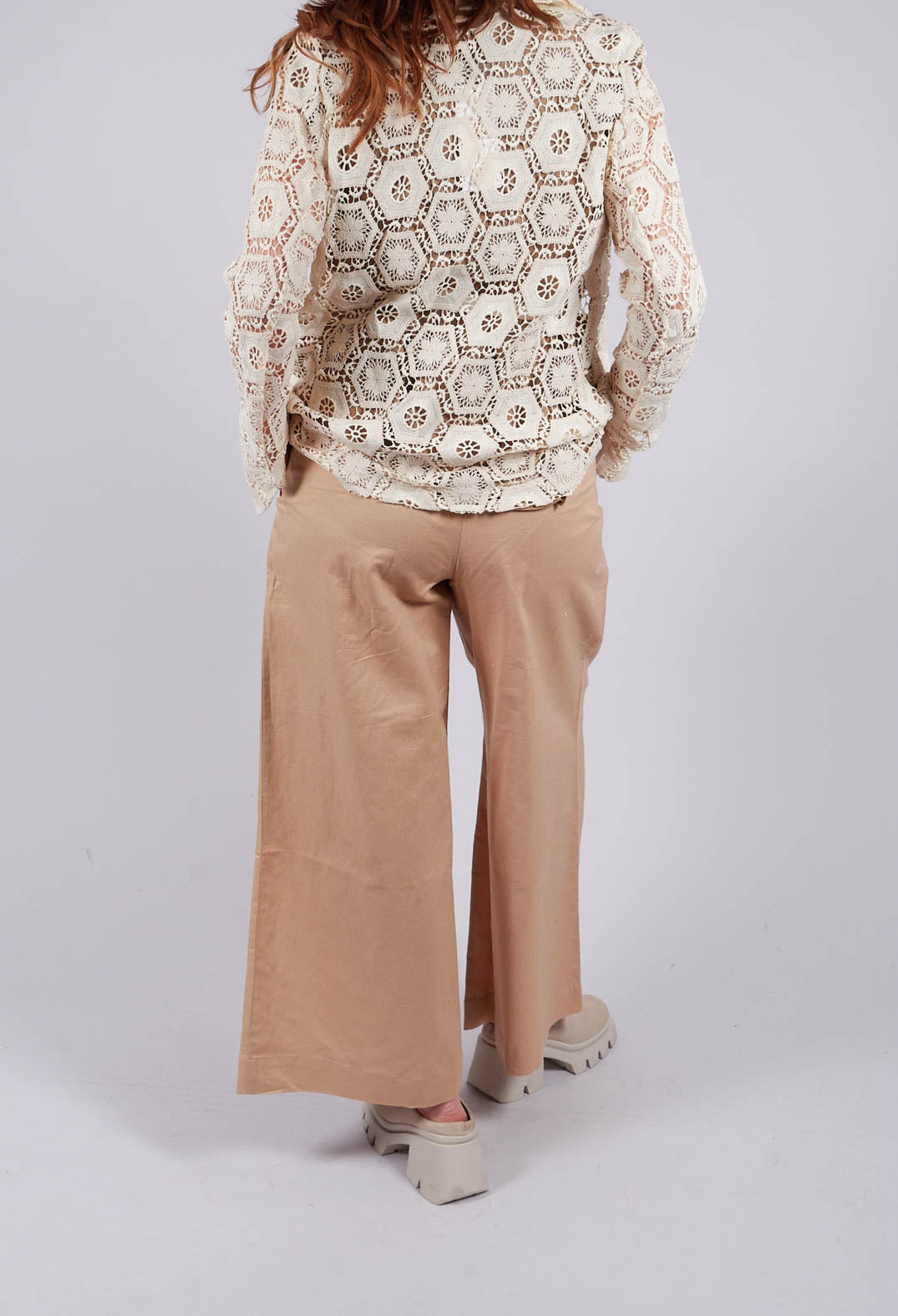Daisy Trousers in Beige