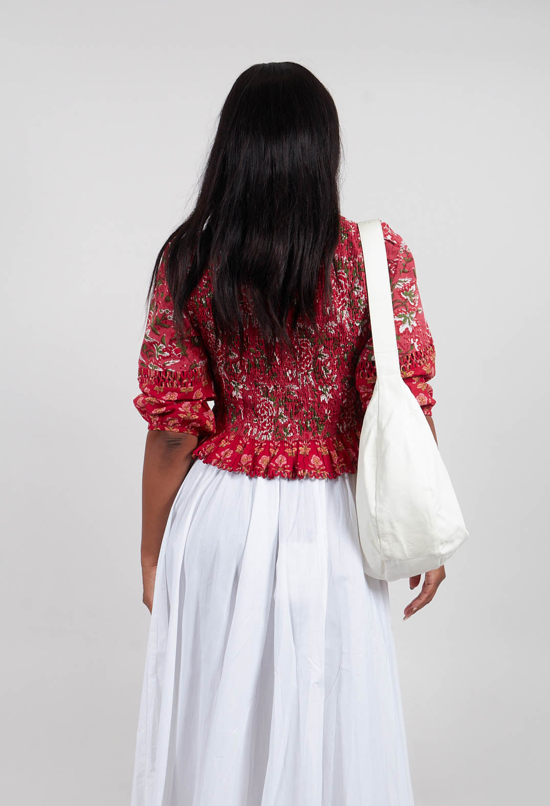 Losange Blouse in Rouge