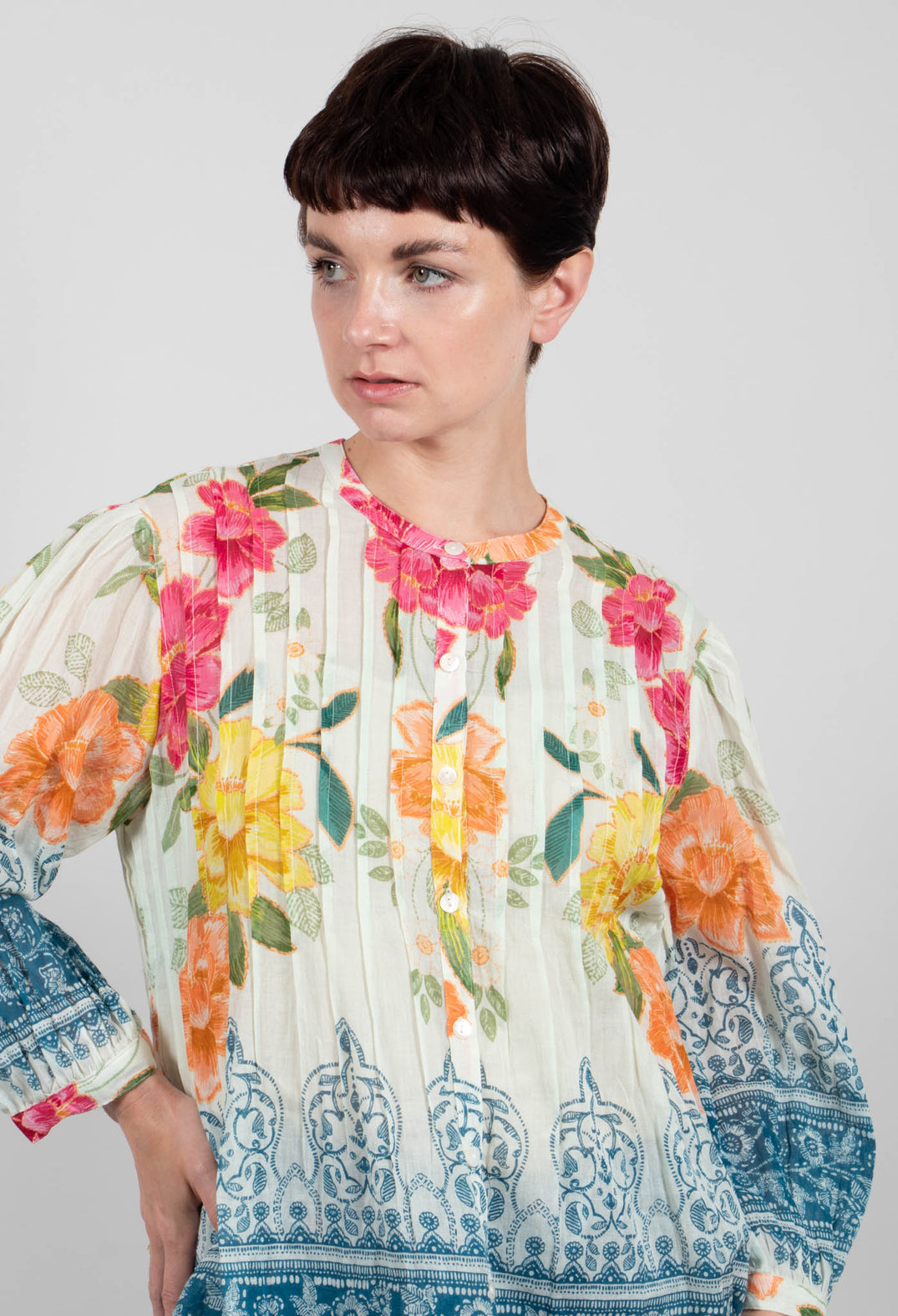 Lucette Blouse in Ecru