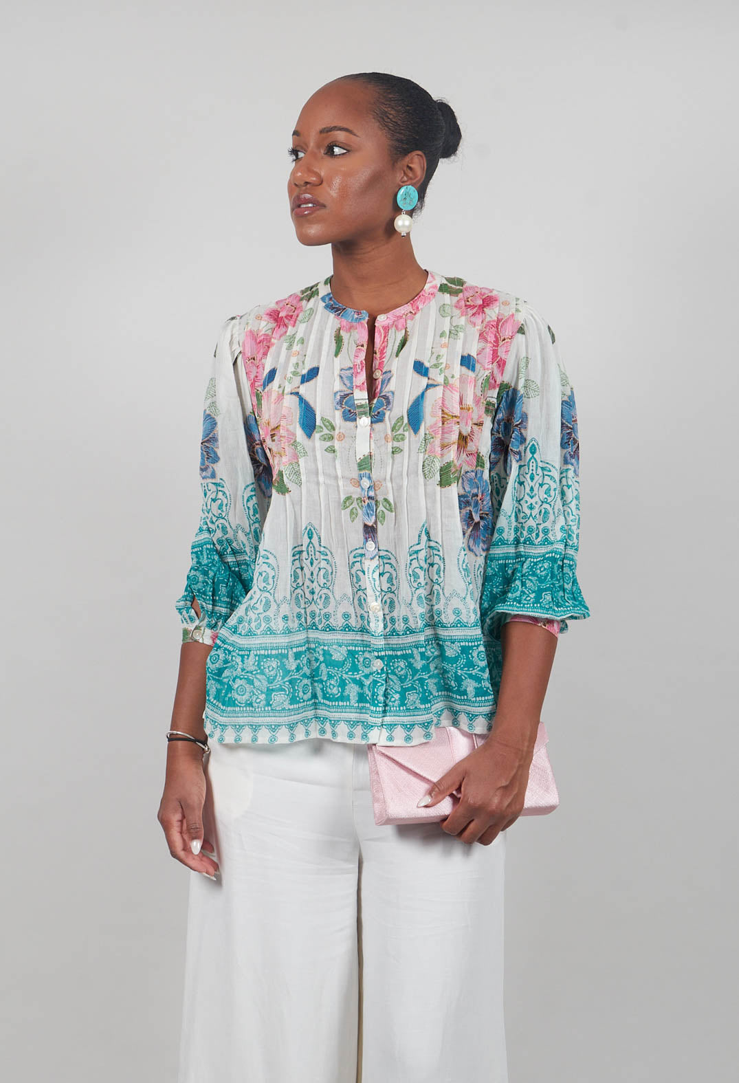 Lucette Blouse in Vert
